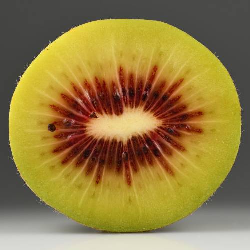 Kiwi jaune  coeur rouge
