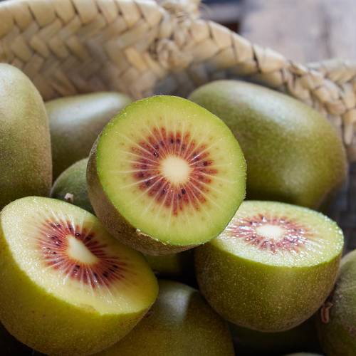Kiwi jaune  coeur rouge