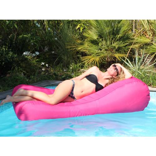 Chaise Longue Gonflable  Fuchsia - Sunvibes