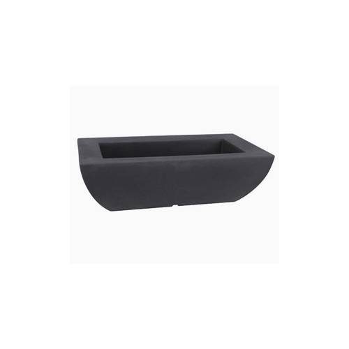 Jardini�re rectangulaire rotomoul�e - Anthracite