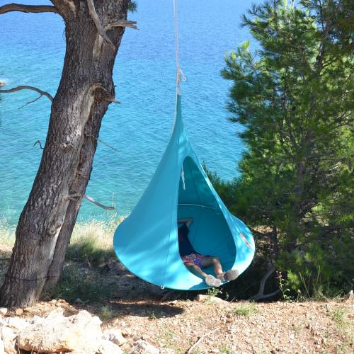 Hamac Suspendu - Cacoon Simple - Turquoise
