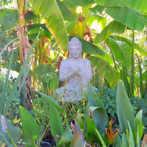 Statue de jardin Zen Bouddha - Hauteur 60 cm