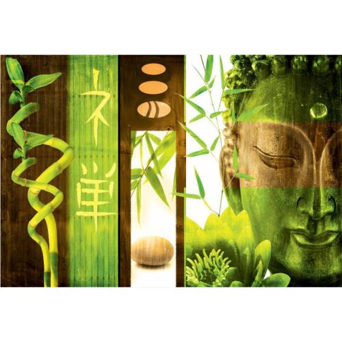 Tableau d'extérieur - Buddha Vert