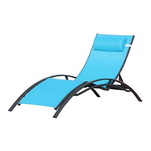Chaise Longue Design Turquoise