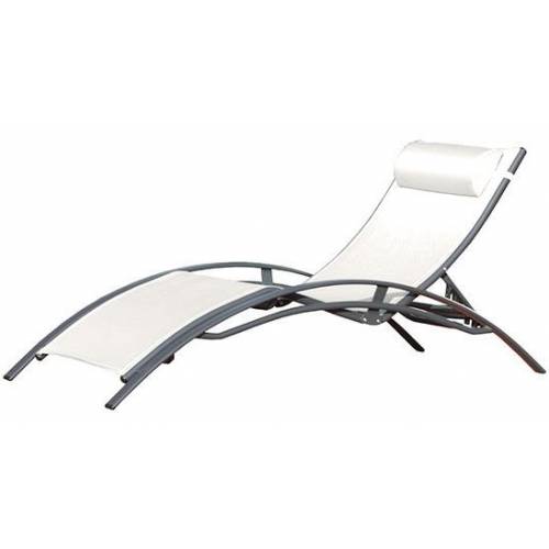 Chaise Longue Design Ecru