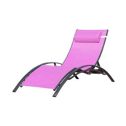 Chaise Longue Design Violet