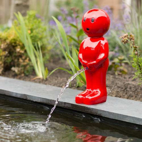 Fontaine de jardin BOY - H.67 cm - Rouge - Ubbink - Vente en ligne au  meilleur prix