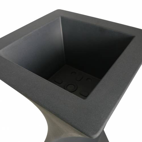 Pot Design Triangolo - 55x55 x H100cm - Anthracite