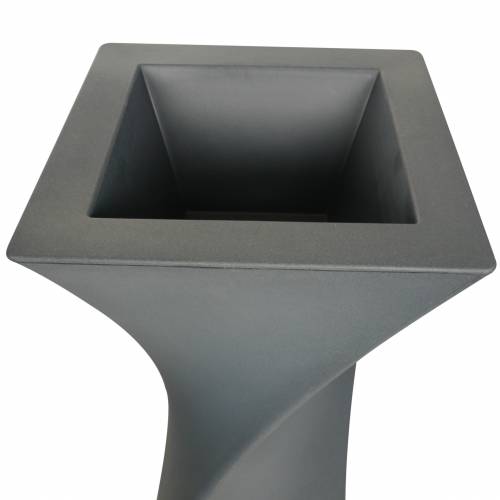 Pot Design Triangolo - 55x55 x H100cm - Anthracite