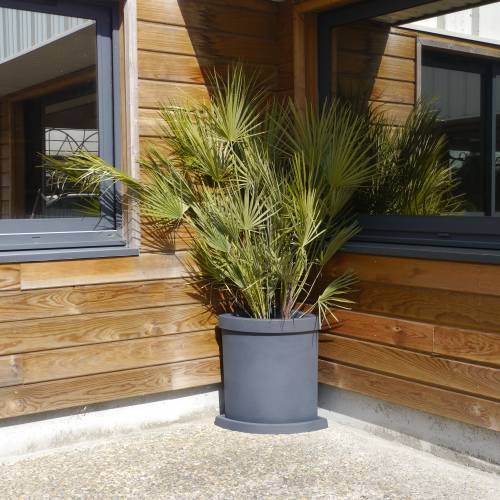 Jardinire de Coin Vela - Anthracite