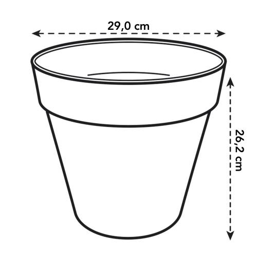 Loft Urban Round  D.30 H.26 - Lavande Lilas Elho