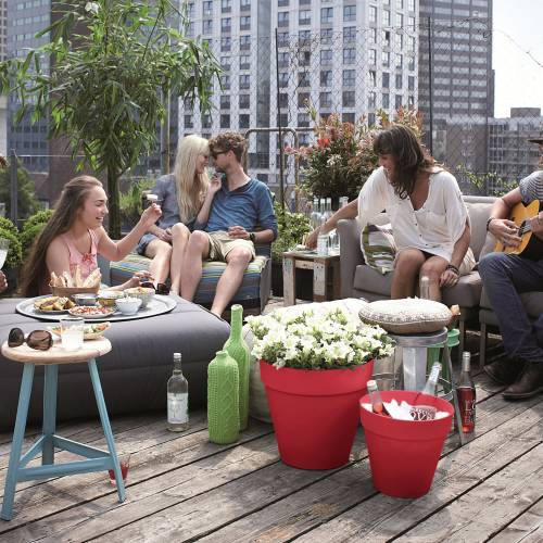 Loft Urban Round  D.50 H.44  Fruits Rouges Elho