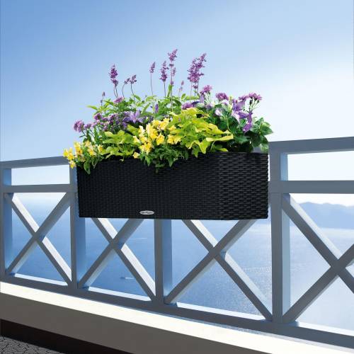 Balconera Cottage 80 - Noir Graphite - LECHUZA