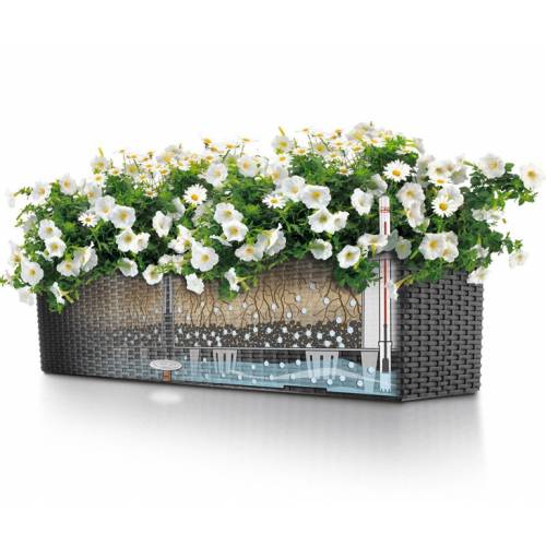 Balconera Cottage 80 - Noir Graphite - LECHUZA