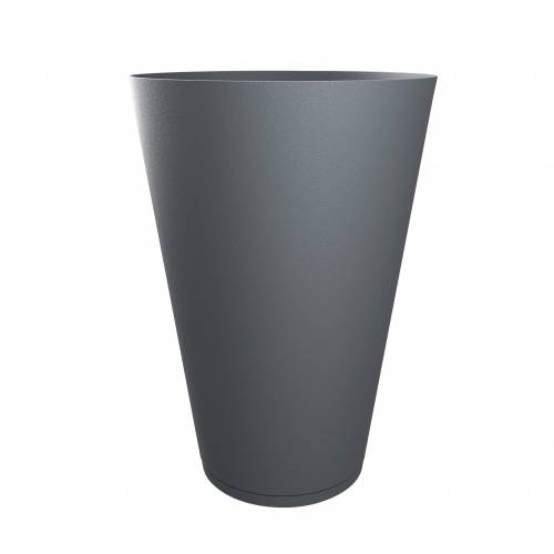 Pot Tokyo - Anthracite/Blanc -D50 H80 - Grosfillex