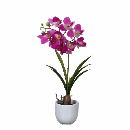Plante Artificielle - Orchide bambou Violet -MICA