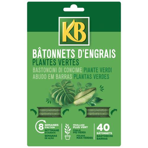Bâtonnets Engrais Plantes Vertes - KB