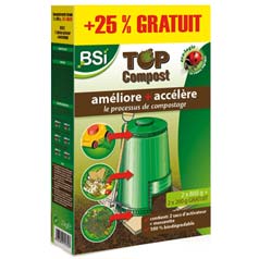 Engrais Microbien Naturel EKOKOMPOST Accélérateur Compost 400g - Activateur Biologique Basses Températures, 4m3 De Déchets Accélérateur Décomposition Biologique
